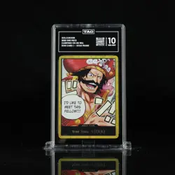 One Piece Carrying On His Will GOLD Don!! Card-Gol. D Roger TAG 10 - Image 1