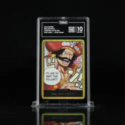 One Piece Carrying On His Will GOLD Don!! Card-Gol. D Roger TAG 10 - Image 1