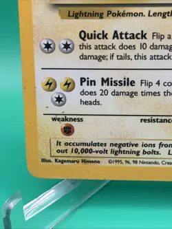 Jolteon - 4/64 Jungle Unlimited Holo Rare Pokemon Card TCG. WoTC MP - Image 5