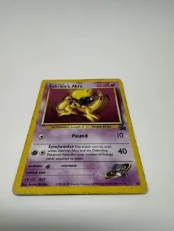 Sabrina’s Abra Gym Heroes 2000 WOTC Pokemon Card Vintage - Image 5
