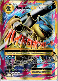 M Blastoise EX (Full Art) 102/108 XY - Evolutions - Pokemon Card - LP - Image 1