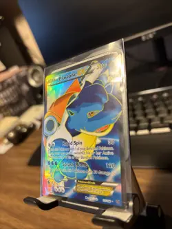 Pokemon TCG Blastoise EX Holo Ultra Rare Card 155/160 XY Base Set 2014 - Image 2