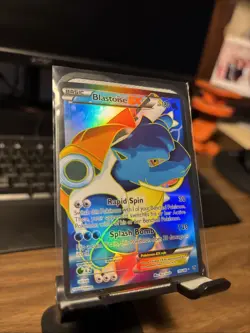 Pokemon TCG Blastoise EX Holo Ultra Rare Card 155/160 XY Base Set 2014 - Image 3