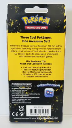 Pokemon Knock Out Collection Trading Card Game (Toxtricity/Duraludon/Sandaconda) - Image 2