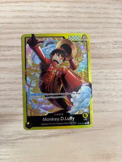 ST29-001 Monkey.D.Luffy English L NM One Piece TCG Card Game - Image 1