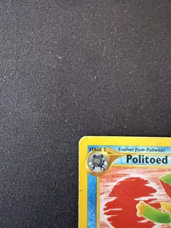 Politoed 27/75 Pokemon Card TCG Neo Discovery Unlimited Non Holo Rare - Image 3