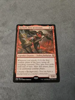 Wizards of the Coast Karlach, Fury of Avernus Rare Red Legendary Creature #186/… - Image 1