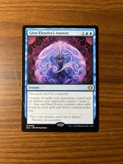 1x Glen Elendra's Answer (#52) Mint/NM Magic:the Gathering MTG Lorwyn Eclipsed - Image 1
