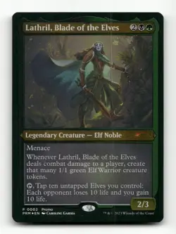 Lathril, Blade of the Elves (Foil Etched) Media Promos #2 Magic the Gathering - Image 1
