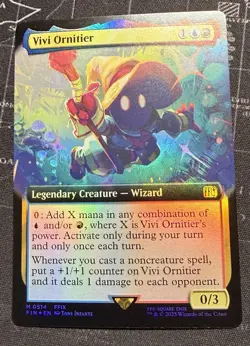 Vivi Orniter Extended Art Foil Near Mint MTG Final Fantasy - Image 1