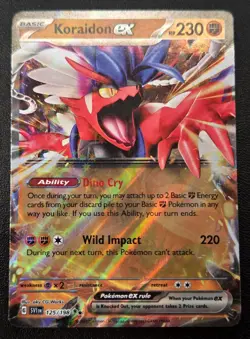 Pokemon TCG - Koraidon ex - Double Rare SV01: SV Base Set 125/198 NM - Image 1