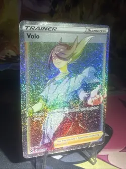 Volo 211/196 Full Art Rainbow Secret Rare - Pokemon SWSH Lost Origin - NM Holo - Image 3