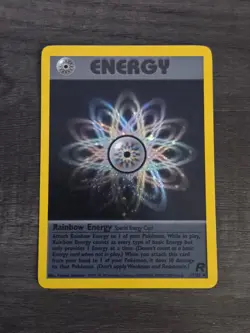 Pokemon TCG Rainbow Energy 17/82 Holo Rare Team Rocket - Image 1