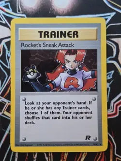 Pokemon TCG Rocket's Sneak Attack 16/82 Team Rocket Holo Rare - Image 1