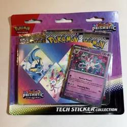 Pokemon Scarlet & Violet Prismatic Evolutions Tech Sticker Collection Sylveon - Image 1