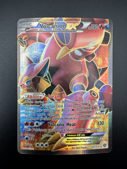 Volcanion EX 107/114 | XY Steam Siege | Full Art Holo | LP | Pokemon TCG - Image 1
