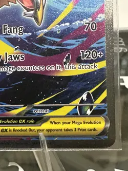 Pokemon Mega Sharpedo EX 127/094 Phantasmal Flames Illustration Rare Holo 330 HP - Image 5