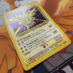 1999 Pokemon Base Set Zapdos Holo Rare 16/102 MP | WOTC Vintage - See Pics - Image 4