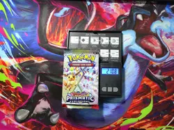 HEAVY! GOD PACKUUU 21.48g Prismatic Evolutions Pokemon TCG Booster (SEALED) - Image 1