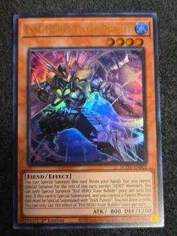 Evil HERO Toxic Bubble - SUDA-EN001 - Ultra Rare - 1st Edition LP Yugioh Supreme - Image 1