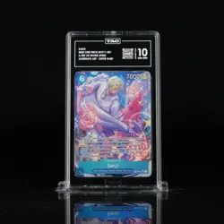 One Piece TCG Sanji (Alternate Art) OP11-051 A Fist of Divine Speed Foil TAG 10 - Image 1