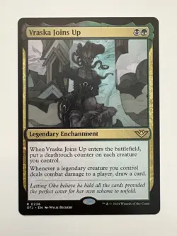 Vraska Joins Up MTG Magic the Gathering Card NM Near Mint OTJ - Image 1