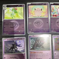 Pokemon bundle Ascended Heroes Reverse Holo bundle PSYCHIC pattern 10x card - Image 2