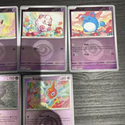 Pokemon bundle Ascended Heroes Reverse Holo bundle PSYCHIC pattern 10x card - Image 3