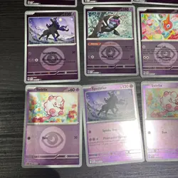 Pokemon bundle Ascended Heroes Reverse Holo bundle PSYCHIC pattern 10x card - Image 4