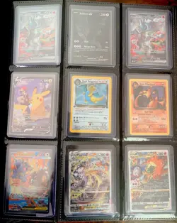 Pokemon TCG Foil Card Lot - Reshiram, Zekrom, Pikachu V, Dark Charizard - Image 1