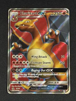 Pokemon TCG Charizard GX Full Art Holo Card SM60-SM Promos HP Dmg - Image 1