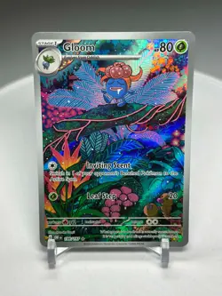 Gloom - 198/197 (Obsidian Flames) Illustration Rare Full Art Pokemon Card NM - Image 1