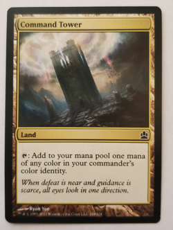 1x Command Tower Commander 2011 MTG Magic the Gathering LP - Image 1