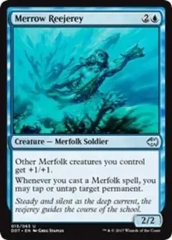 1x Merrow Reejerey NM-Mint, English Duel Decks: Merfolk vs. Goblins MTG Magic - Image 1