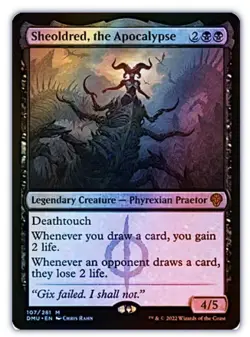 NM FOIL - Sheoldred, the Apocalypse - MTG: Dominaria United - Free Shipping - Image 1