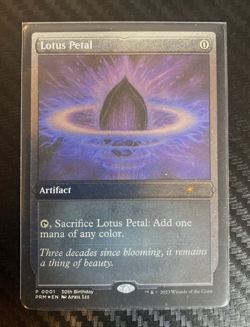 Lotus Petal (Foil Etched) Unique and Miscellaneous Promos Foil - Image 1