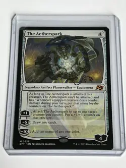 The Aetherspark 231 MTG Aetherdrift 2025 Near Mint Non Foil Mythic Rare - Image 1