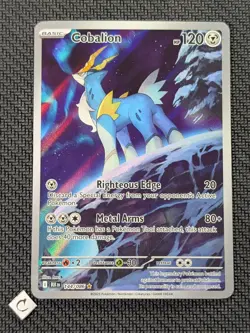 Cobalion 144/086 - Black Bolt Illustration Rare English Pokemon TCG NM - Image 1