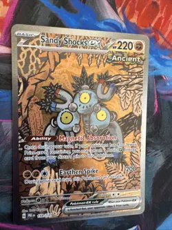 Pokemon Sandy Shocks ex 159/131** Prismatic Evolutions Illustration Rare Holo - Image 3