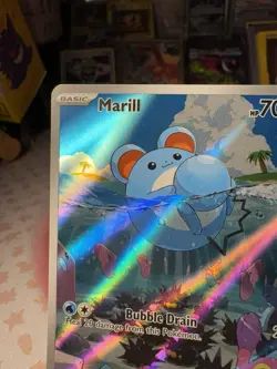 Marill 204/193 Illustration Rare Pokemon SV02 Paldea Evolved English NM - Image 2