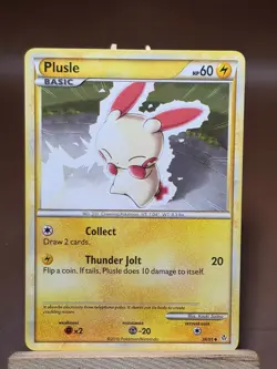HP Plusle 36/95 Pokemon HG & SS Unleashed 2010 Uncommon Non Holo - Image 1
