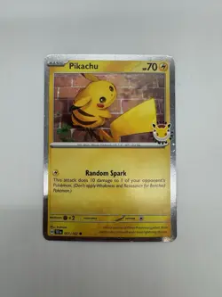 Pikachu Pokemon Day 2026 051/162 30th Anniversary Promo Pokemon TCG - Image 1