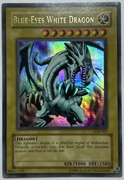 Blue-Eyes White Dragon LOB-001 The Legend of Blue Eyes White Dragon Unlimited - Image 1