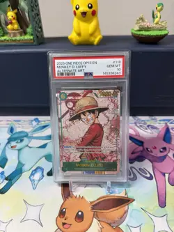 2025 ONE PIECE MONKEY D LUFFY OP13 118 CARRYING ON HIS WILL SEC ALT ART PSA 10 - Image 1