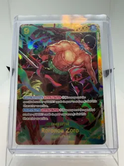 OP06-118 Roronoa Zoro SEC One Piece PRB-02 English Foil Near Mint - Image 1