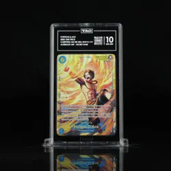 One Piece TCG Portgas.D.Ace (119) OP13-119 Carrying On His Will Foil TAG 10 - Image 1