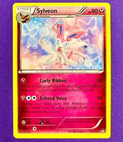 Sylveon | 72/111 | XY Furious Fists | 2014 Pokemon Card Rare Non Holo | LP/NM - Image 1