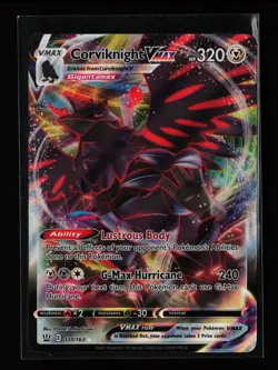 Corviknight VMAX 110/163 Ultra Rare Holo SWSH05: Battle Styles Pokemon Card - Image 1