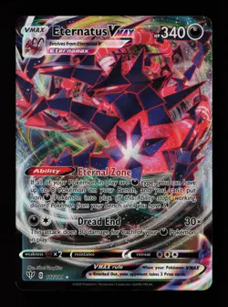 Eternatus VMAX 117/189 Ultra Rare,Holo SWSH03: Darkness Ablaze Pokemon Card - Image 1