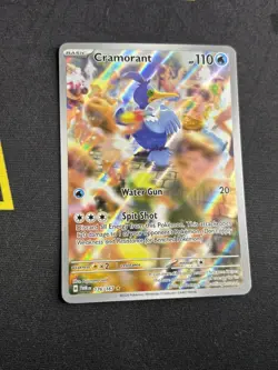 Cramorant 176/167 - Twilight Masquerade Holo Pokemon Card Illustration Rare - NM - Image 2